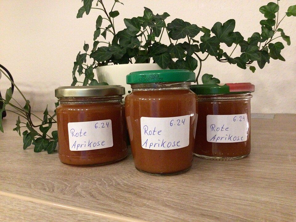 Rote Aprikosenmarmelade von ankleima| Chefkoch