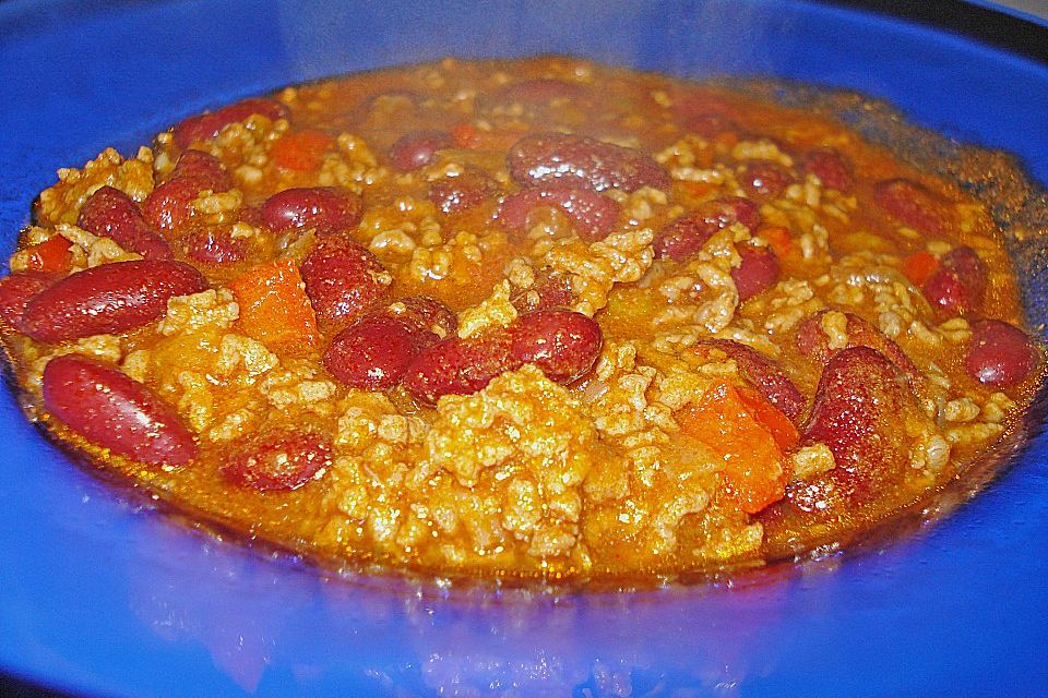 Buntes Chili con carne