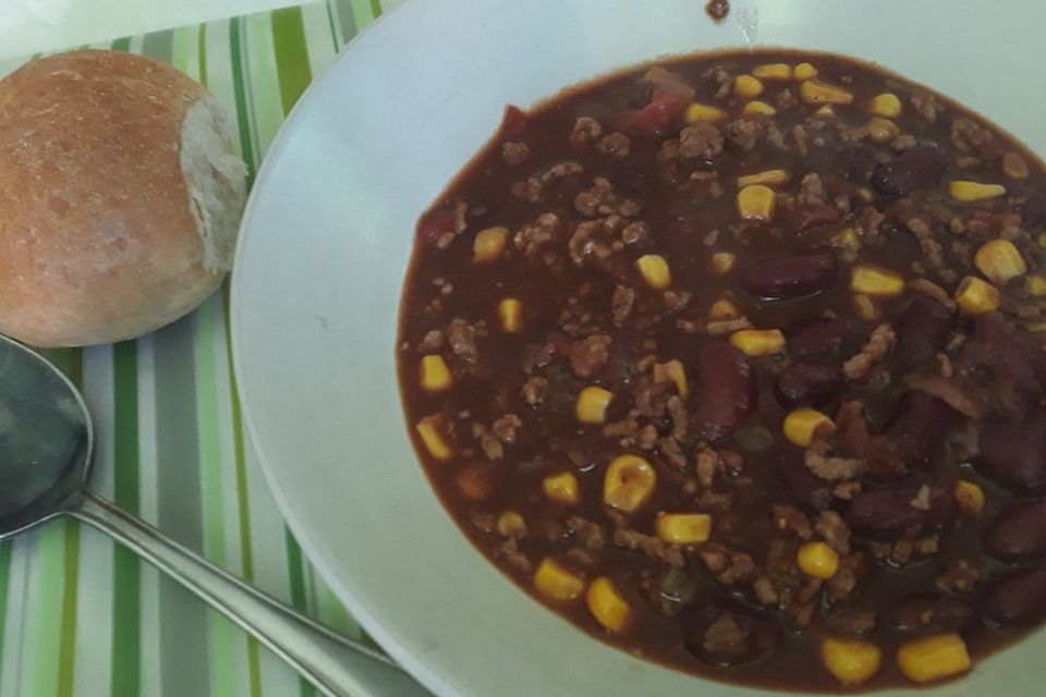 Buntes Chili con carne