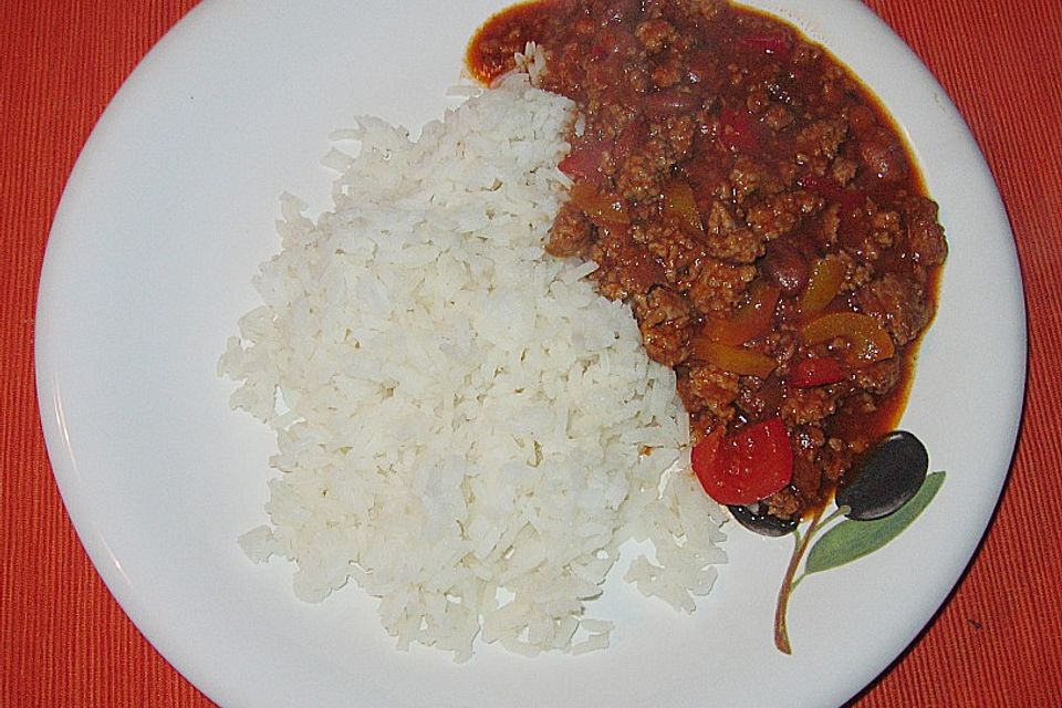 Buntes Chili con carne