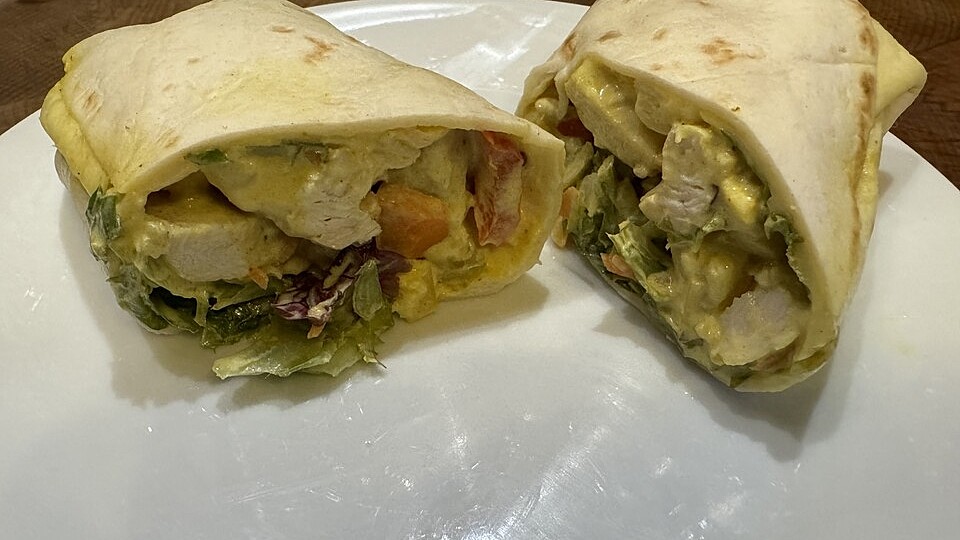 Curry-Huhn-Wrap von Konfipain| Chefkoch