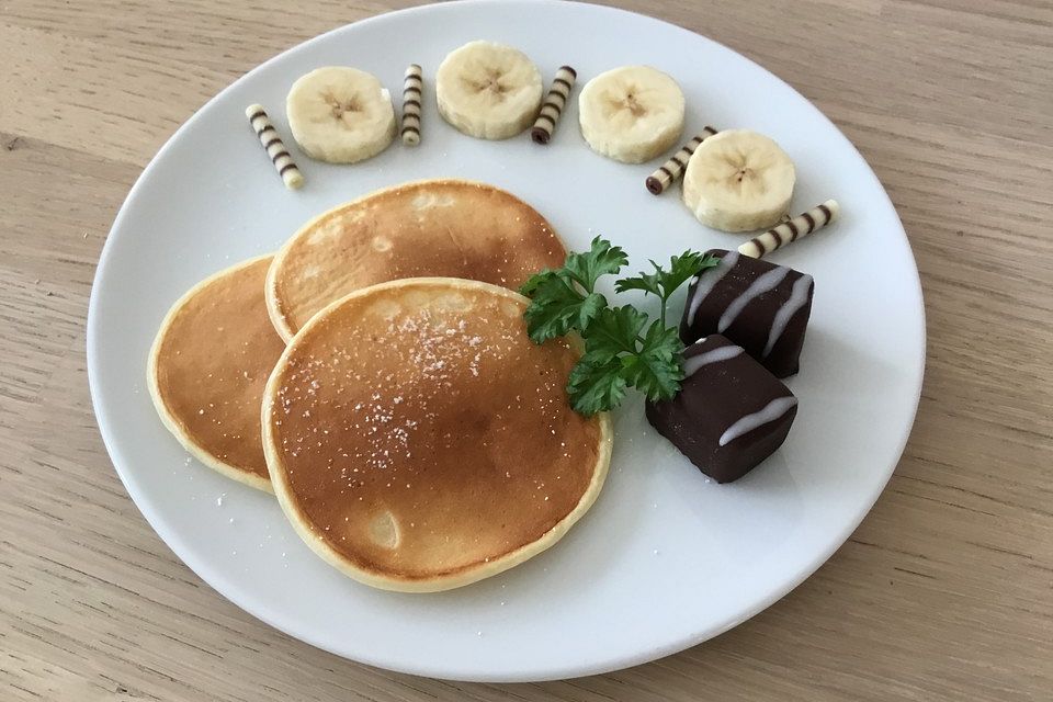 Amerikanische Buttermilch Pfannkuchen