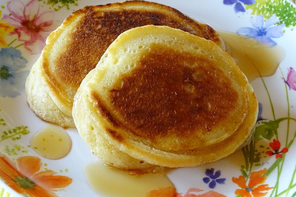 Amerikanische Buttermilch Pfannkuchen