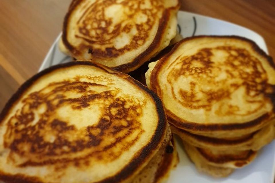 Amerikanische Buttermilch Pfannkuchen