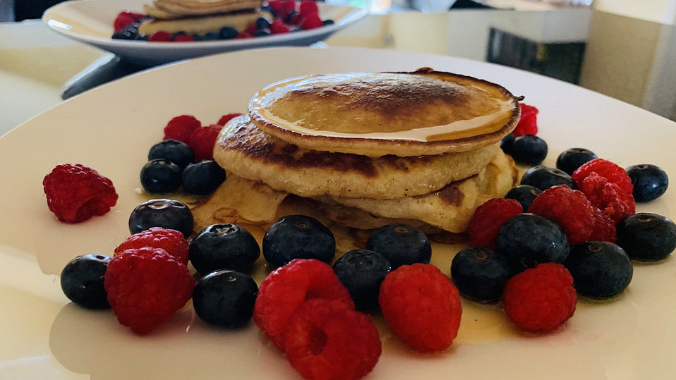 Amerikanische Buttermilch Pfannkuchen von Sofi Amerikanische Buttermilch Pfannkuchen von Sofi