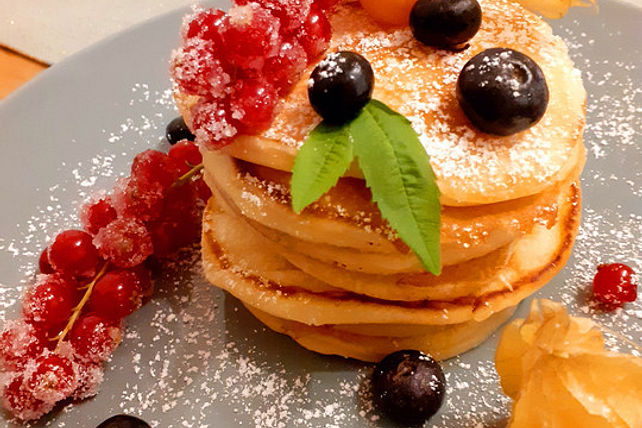 Amerikanische Buttermilch Pfannkuchen von Sofi| Chefkoch