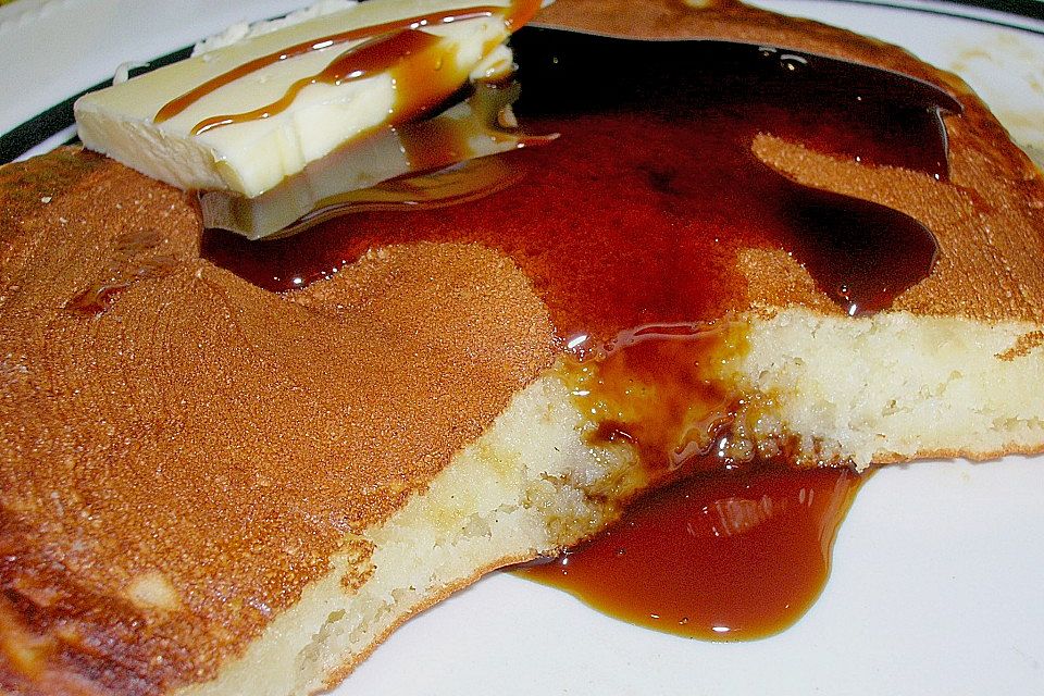 Amerikanische Buttermilch Pfannkuchen