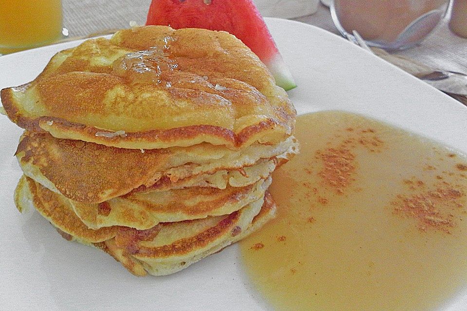 Amerikanische Buttermilch Pfannkuchen