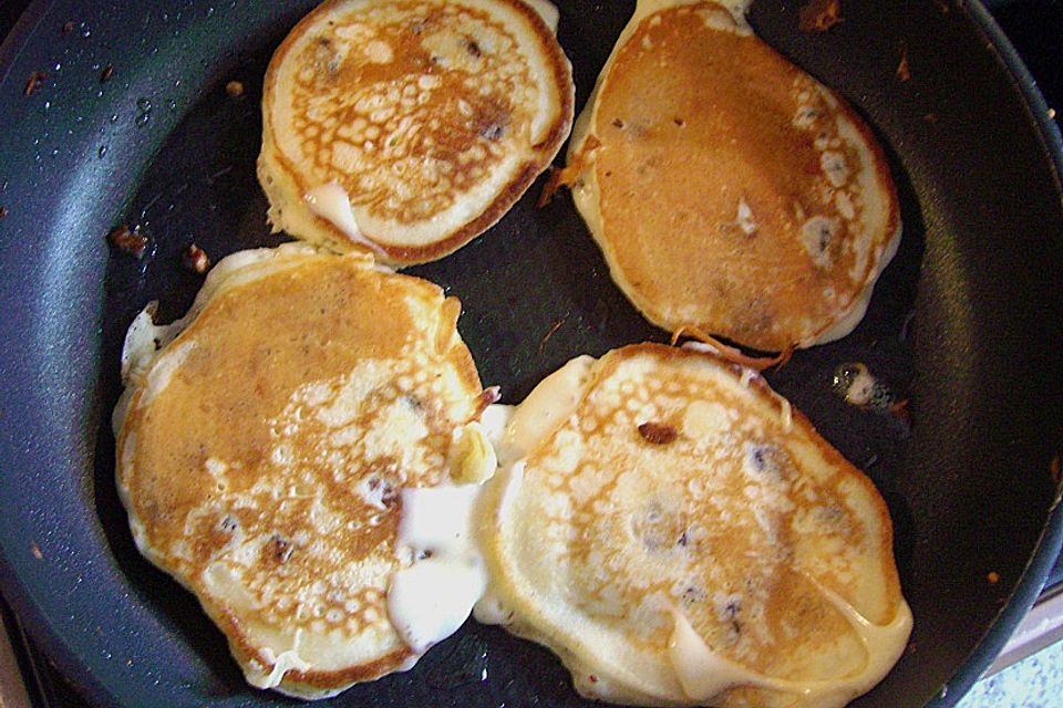 Amerikanische Buttermilch Pfannkuchen