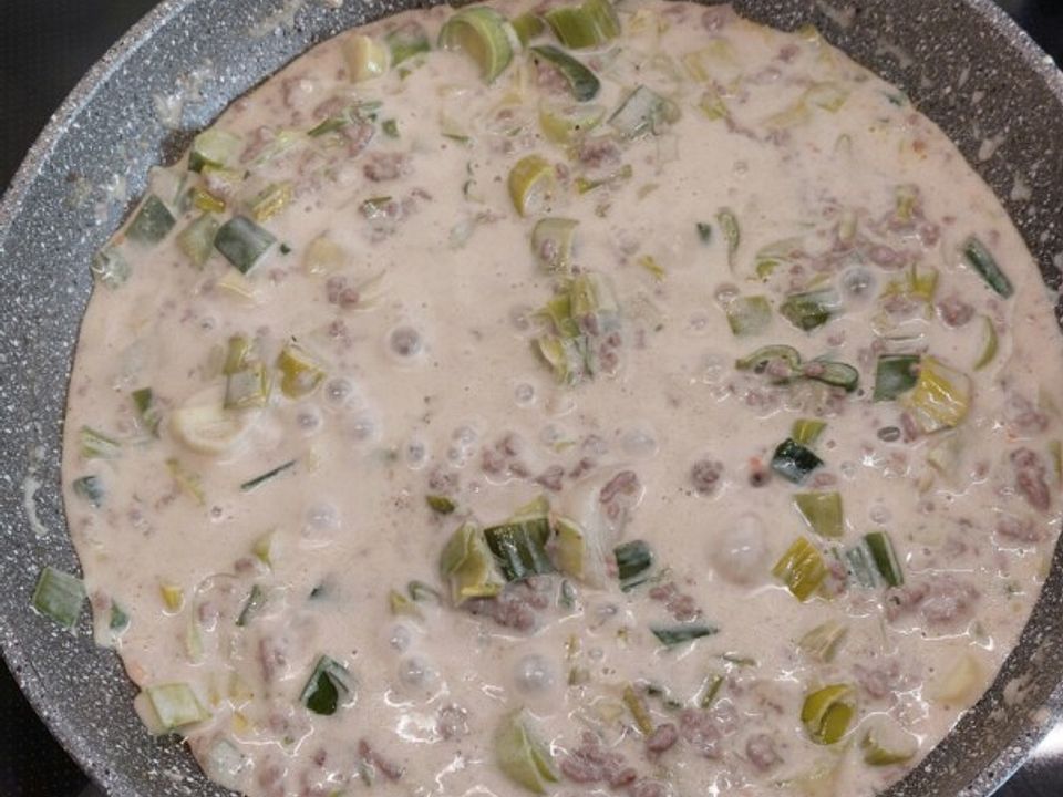 Hackfleisch-Käse-Lauch-Sauce von Jose9209| Chefkoch