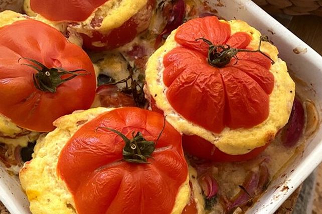 Gefüllte Tomaten mit Ricotta und Basilikum von BiniGuet| Chefkoch