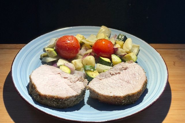 Italienischer Schweinebraten mit Gemüse von SessM| Chefkoch Italienischer Schweinebraten mit Gemüse von SessM| Chefkoch