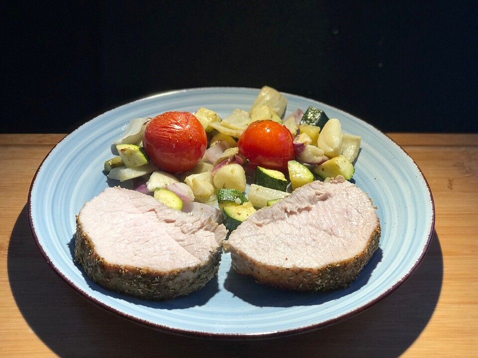 Italienischer Schweinebraten mit Gemüse von SessM| Chefkoch