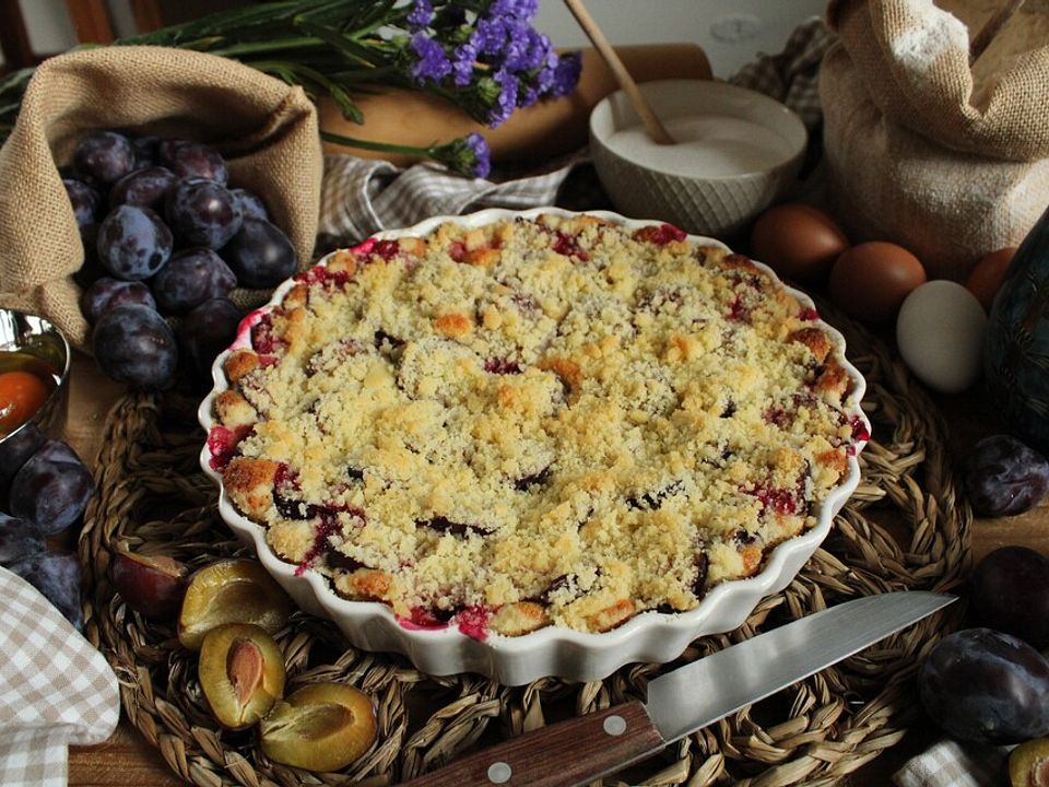 Pflaumenkuchen mit Streuseln von Roland_Ulm| Chefkoch