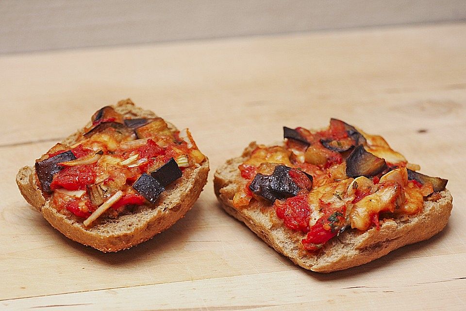 Auberginen - Crostini