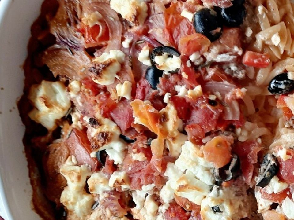 Griechischer Hack-Nudel-Auflauf mit Feta von ChrissIzDa| Chefkoch