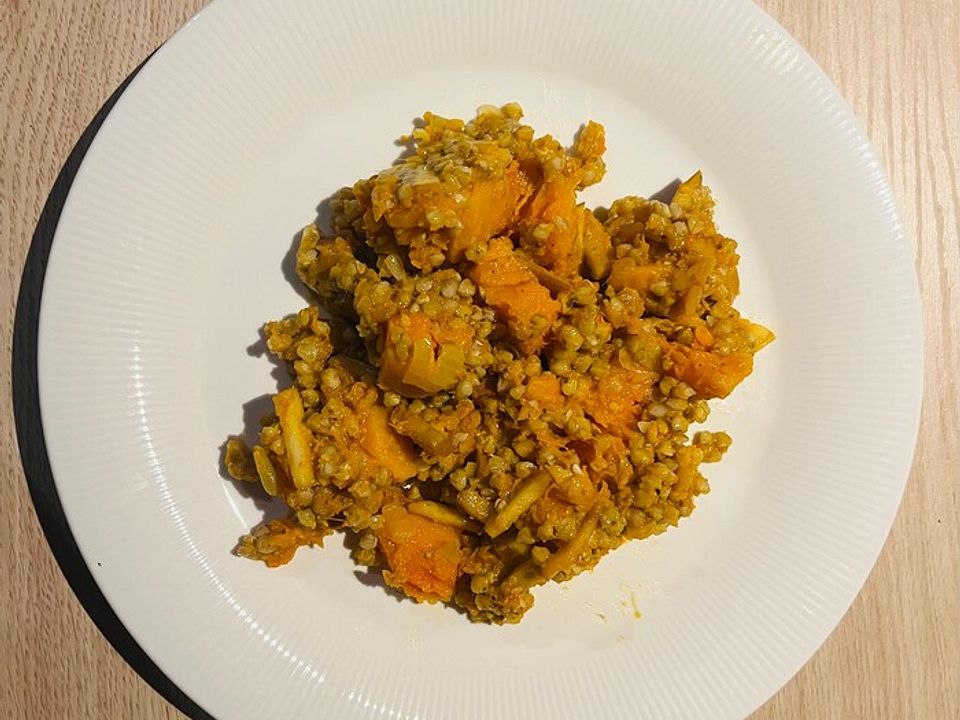 Buchweizen-Risotto mit Kürbis und Apfel von titato90| Chefkoch