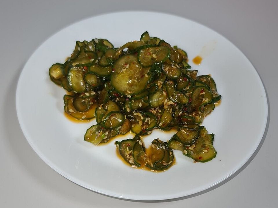 Würziger koreanischer Gurkensalat von Fuchs_kocht_| Chefkoch