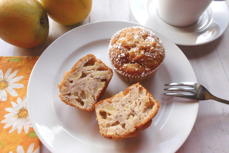 Apfel - Nuss - Muffins