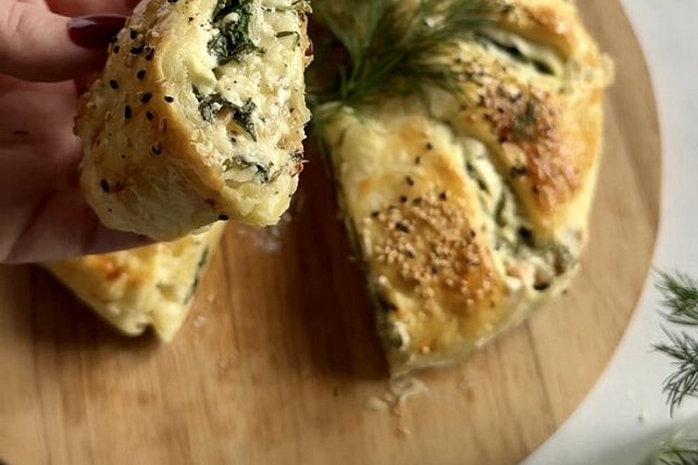 Blätterteigkranz mit Lachs und Meerrettichcreme von Chefkoch_Sabine ...