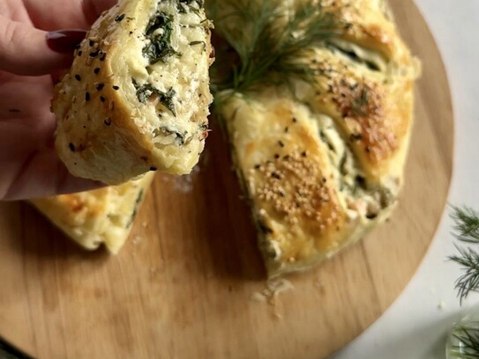 Blätterteigkranz mit Lachs und Meerrettichcreme von Chefkoch_Sabine ...