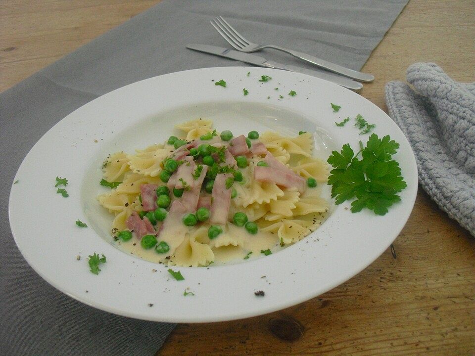 Erbsen - Schinken - Nudeln von dagdag| Chefkoch