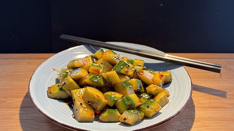 Gurkensalat asiatische Art von SessM| Chefkoch