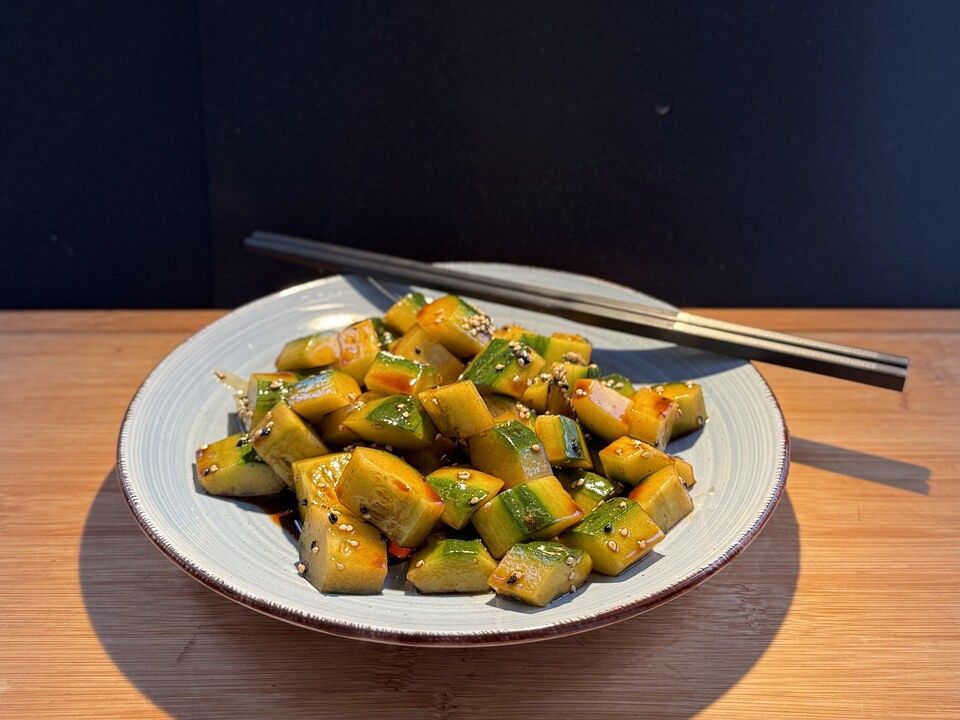 Gurkensalat asiatische Art von SessM| Chefkoch