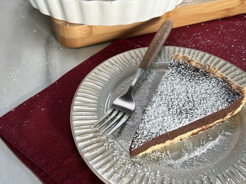 Schokoladentarte aus Plätzchenteigresten von veronika_vieten| Chefkoch Schokoladentarte aus Plätzchenteigresten von veronika_vieten| Chefkoch