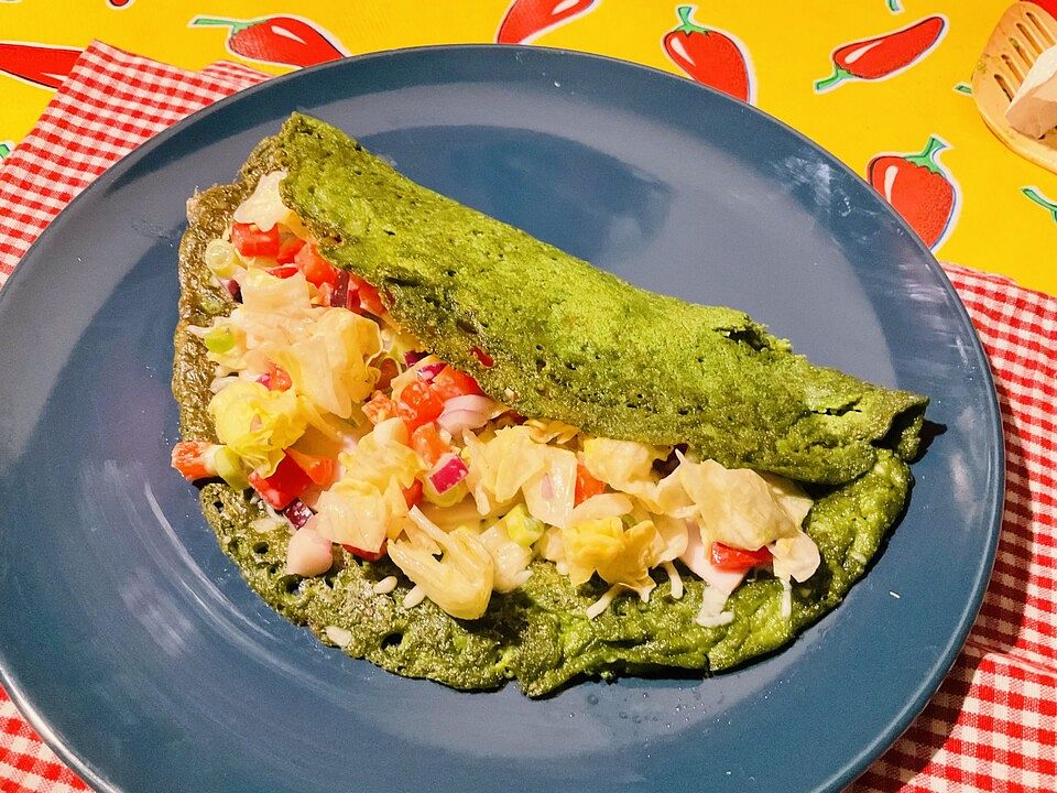 Vegane Low Carb Spinat-Pfannkuchen von energybird| Chefkoch