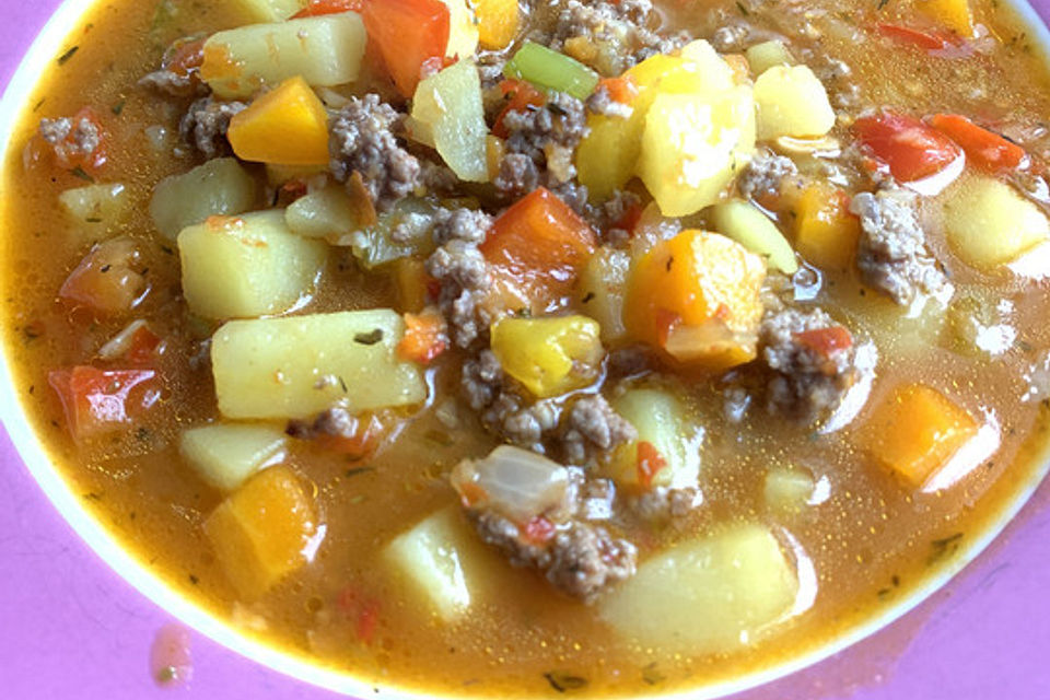 Serbische Kartoffelsuppe