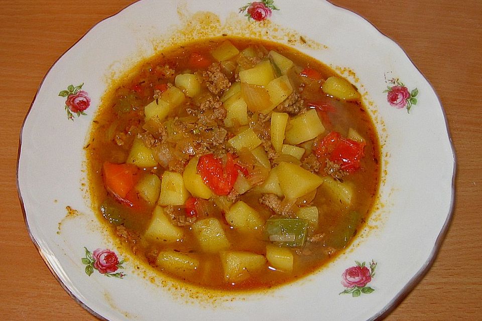 Serbische Kartoffelsuppe