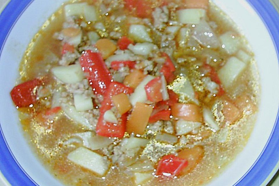 Serbische Kartoffelsuppe