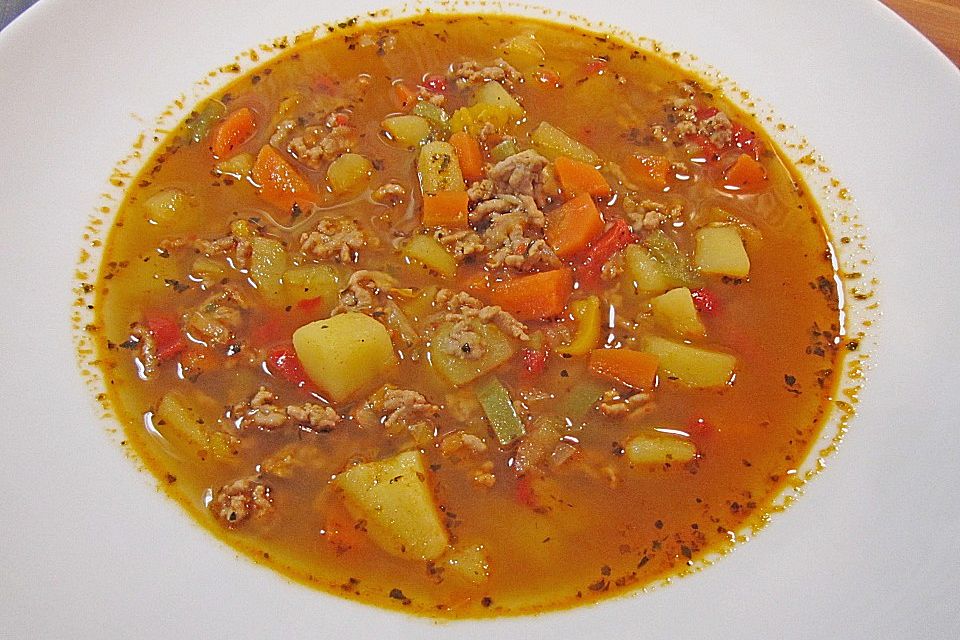 Serbische Kartoffelsuppe