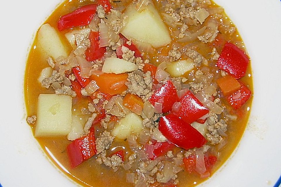 Serbische Kartoffelsuppe