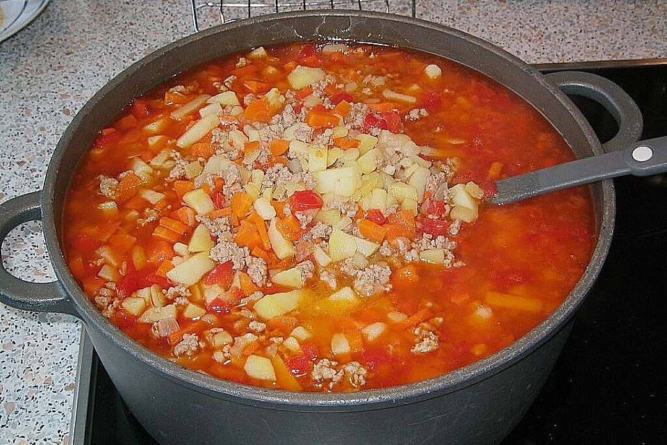 Serbische Kartoffelsuppe