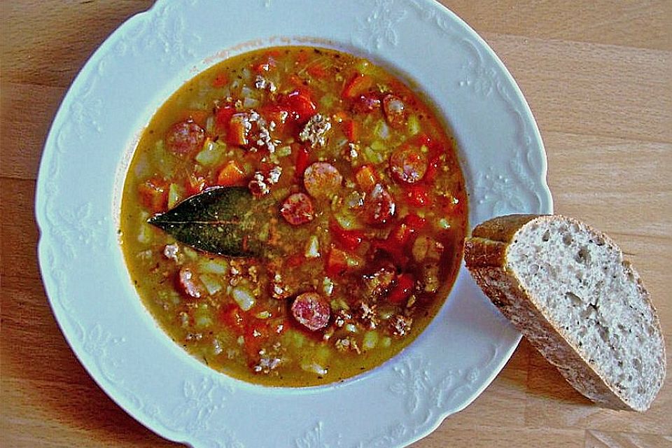 Serbische Kartoffelsuppe