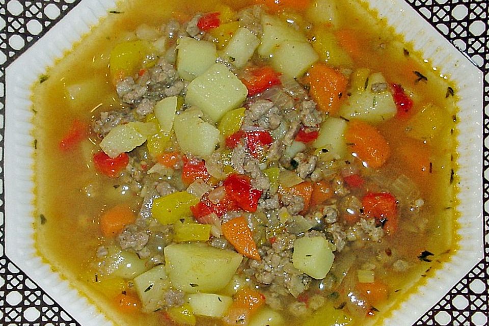 Serbische Kartoffelsuppe