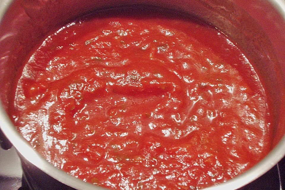 Brokkoli - Pasta mit Tomatensahne