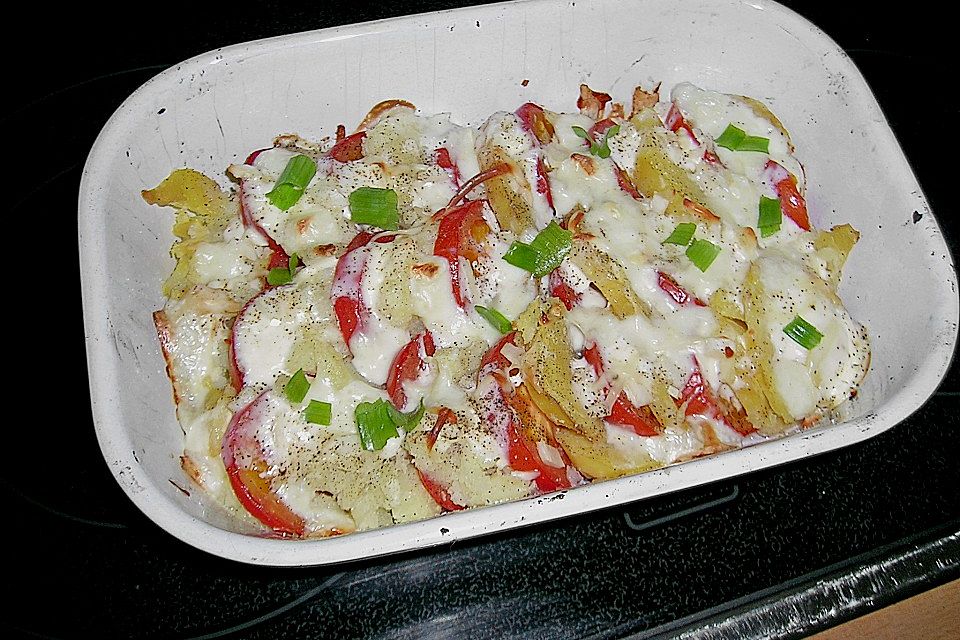 Kartoffel - Tomaten - Mozzarella - Auflauf