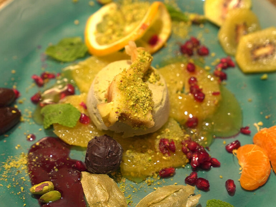 Pistazienparfait auf Orangensalat von DasperfekteDinner| Chefkoch
