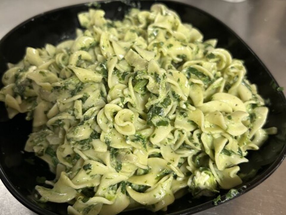 Nudeln mit Spinat und Feta von pogii123| Chefkoch