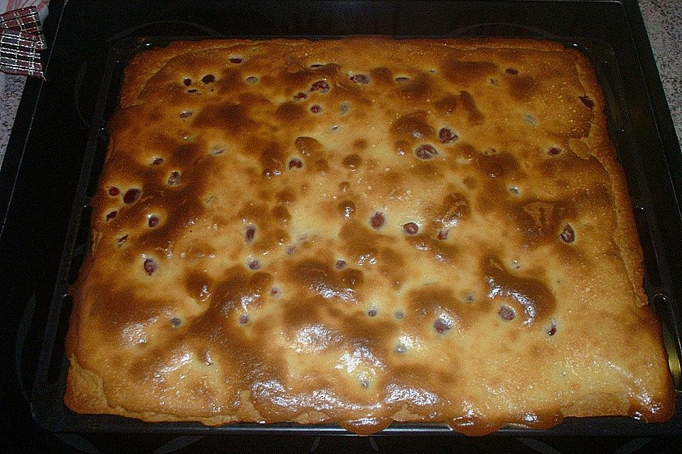 Kirschkuchen mit Schmandguss