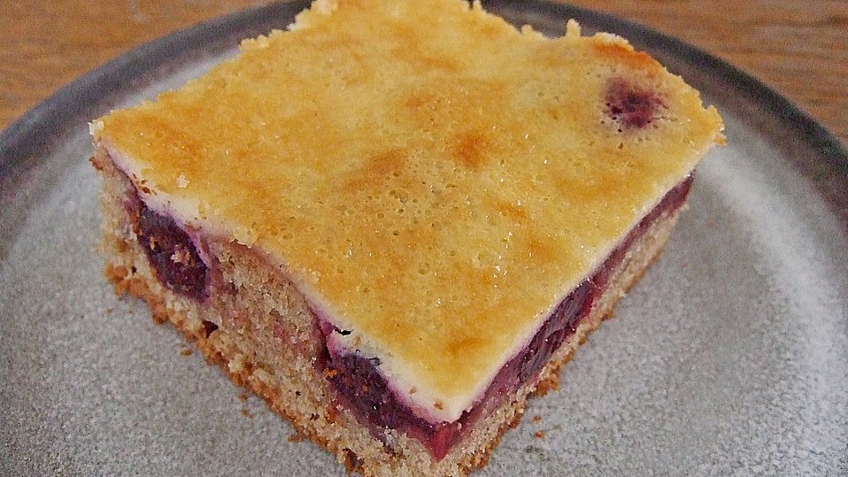 Kirschkuchen mit Schmandguss