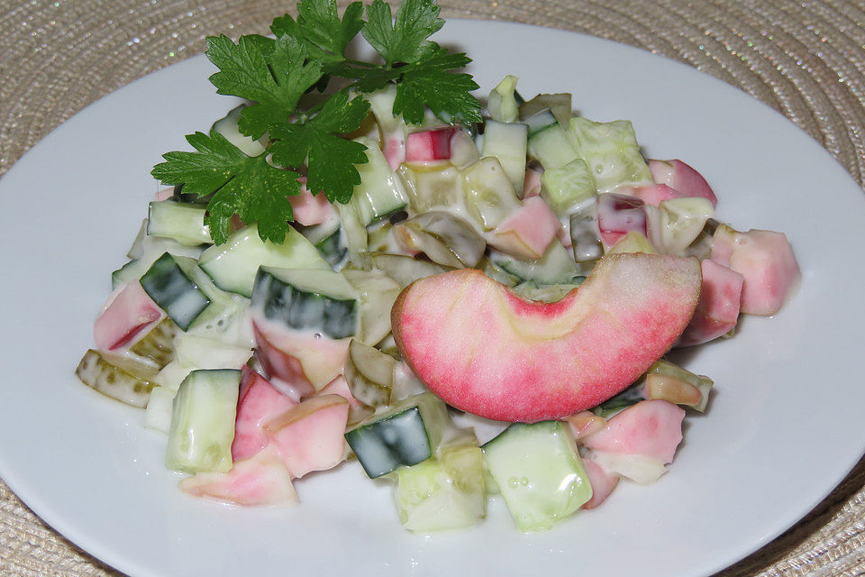 Apfel - Gurkensalat