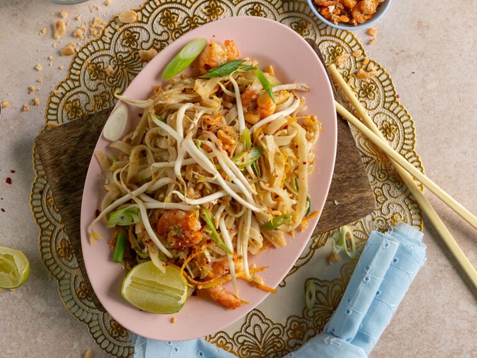 Pad-Thai-gebratene-Nudeln