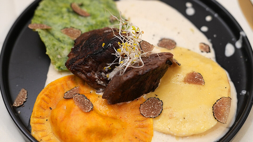 Dreierlei Ravioli an Trüffelsauce mit Rinderfilet von DasperfekteDinner