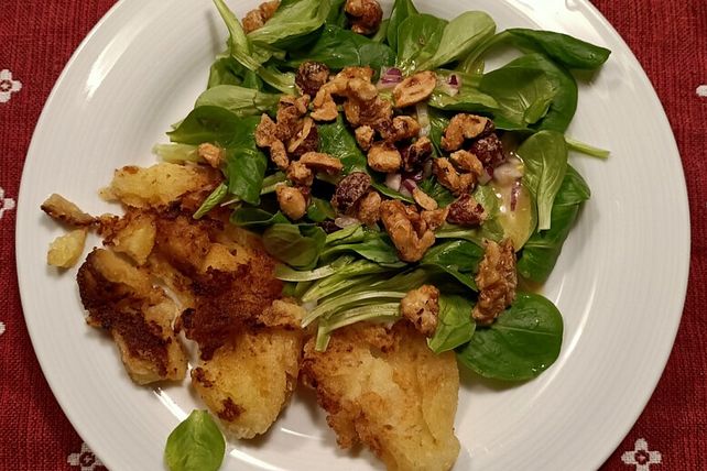 Feldsalat mit Äpfeln und Nüssen von Rübensirup| Chefkoch