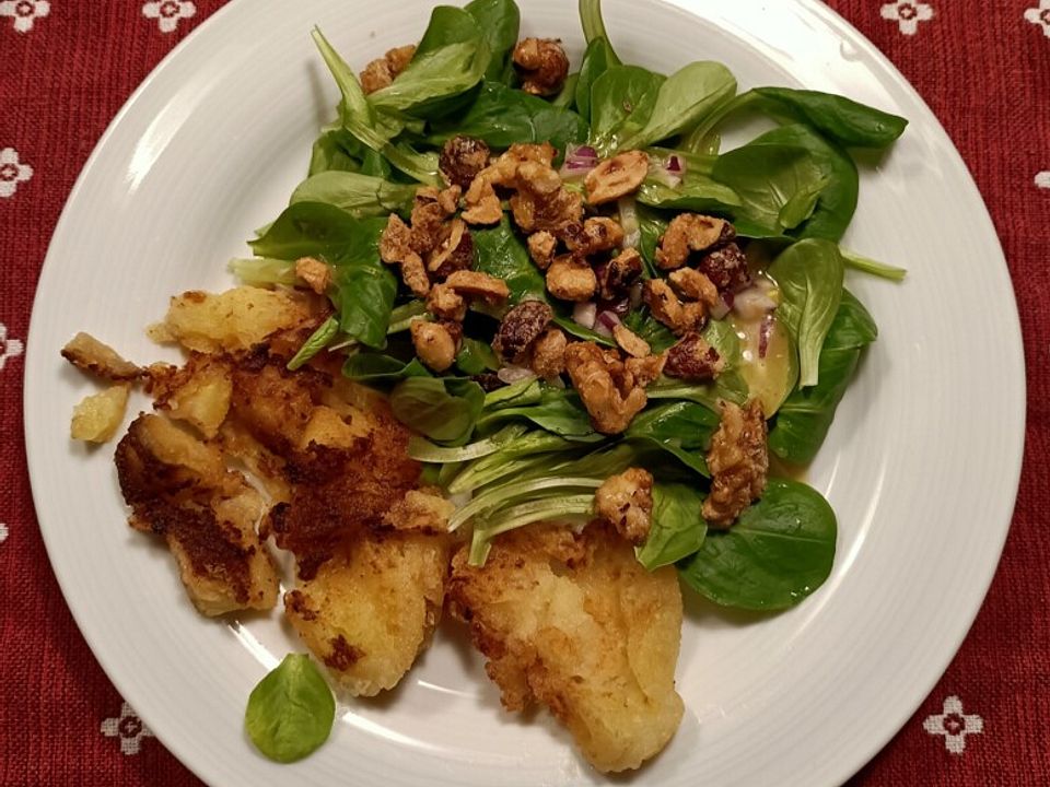 Feldsalat mit Äpfeln und Nüssen von Rübensirup| Chefkoch