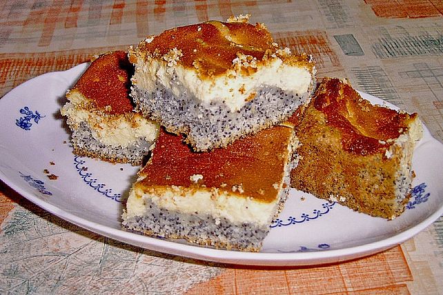 Mohn - Quark - Schnitten von sister2| Chefkoch